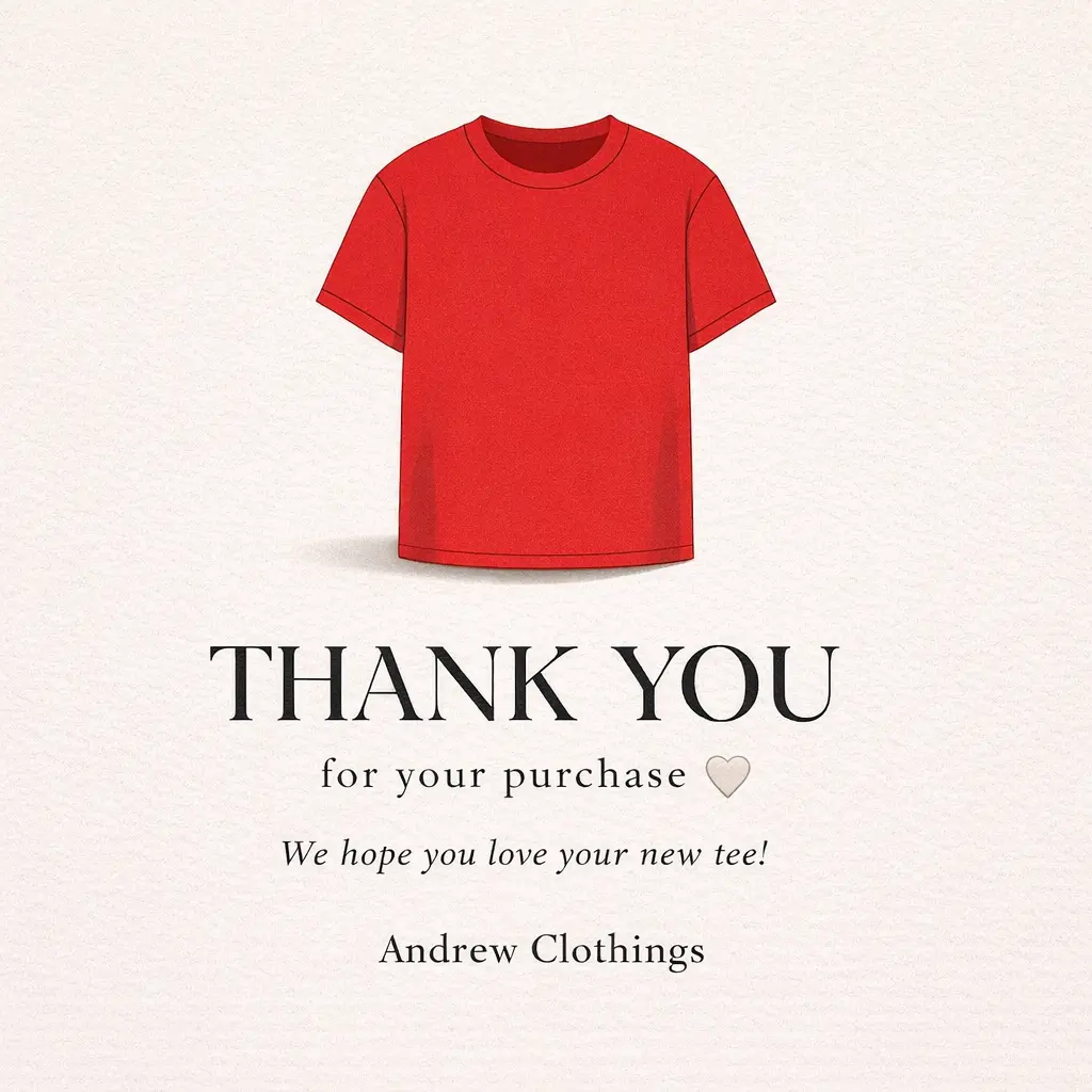 Summer Voucher Tee – Holiday Gift Outfit, Returning Customer Reward Coupon Shirt – Andrew Clothings