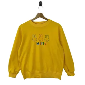 Vintage Miffy Cartoon Anime Manga Crewneck Jumpers ,Miffy Tee Sweatshirt, Bunny No Graphic Sweat unisex for men and women