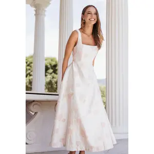 Zaria Midi Dress - Pink Floral