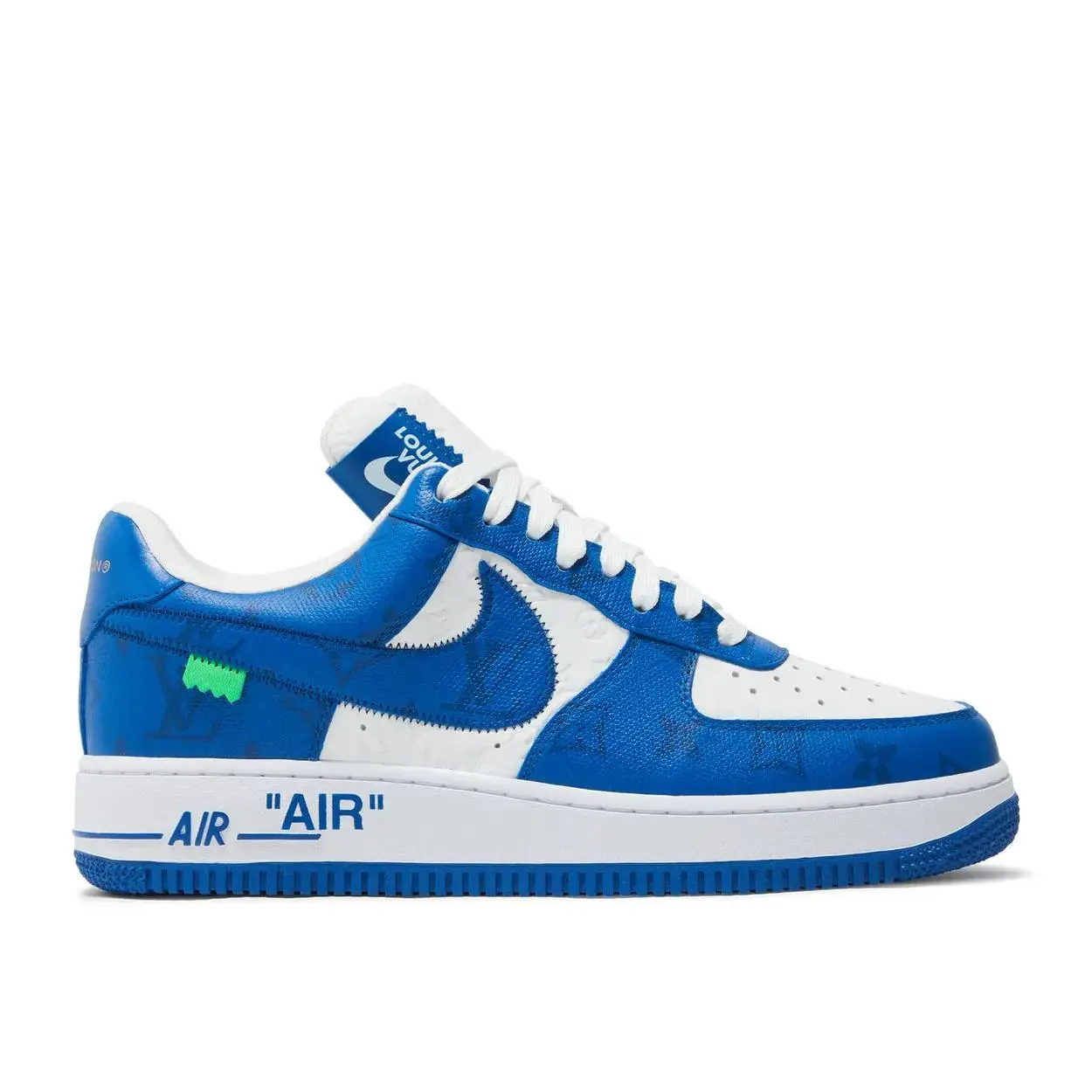 Louis Vuitton Nike Air Force 1 Low By Virgil Abloh White Royal
