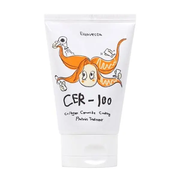 Elizavecca CER-100 Collagen Hair Mask, Intensive Treatment to Moisturize and Repair Dry, Damaged Hair for a Smooth, Silky Finish (100ml), Moisturizer, Hydrating, Frizz Control, Hydrating Hair Masks
