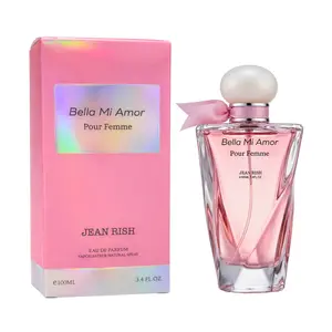 Bella Mi Amor, Women Perfume, Eau De Parfum (3.4 Fl Oz / 100ml) with Lychee, Jasmine, Hibiscus, Vanilla, Musk, Long Lasting and Luxury Fragrance, Made in USA