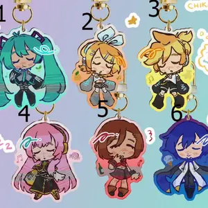 Vocaloid 2.75" Acrylic Charms | Hatsune Miku, Kagamine Rin, Len, Megurine Luka, KAITO, MEIKO