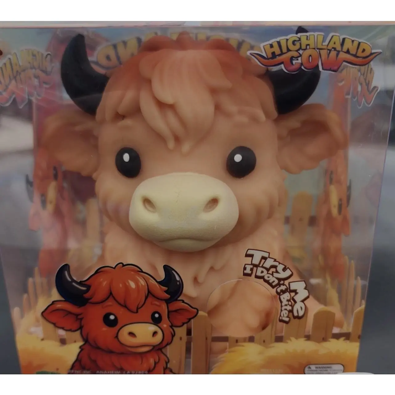 Jumbo Highland Cow Squishy Five Below PPNC Brand New Fast Shipping Authentic Toy cute fidget kid stress