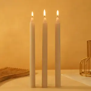 Elegant Macaron Pattern Lo  Candle Stick, Creative Candlelight Dinner Decorative Candles for Western Restaurants & Weddings