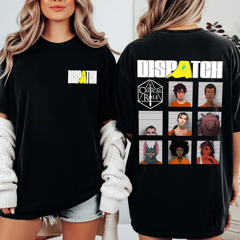 Dispatch Game Character Double Sides Shirt, Merch Dispatch Game Shirt, Game Shirt, Clothing Unisex Tee, Fashion Cotton, Full Colors, Full Sizes, For Men, For Women