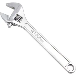 12 Inch Adjustable Wrench Professional Hand Tool CR-V Steel Crescent Wrench