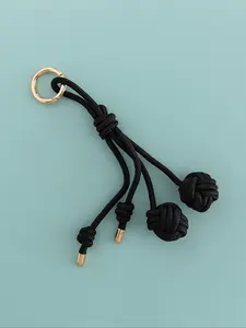 Braided Knot Design Bag Charm, Simple Plain Nylon Rope Bag Charm, Casual Versatile Bag Charm for Women & Men, Perfect for Purse, Bag, Purse Accessories, Accessories For Bags, Bag Pendant, Street Style Charm