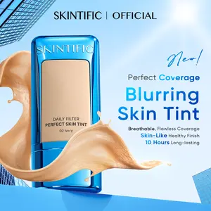 [New Launch] SKINTIFIC Daily Filter Perfect Skin Tint - 10H Longwear & Breathable Formula with Squalane & Panthenol, Natural Flawless Finish in 30s