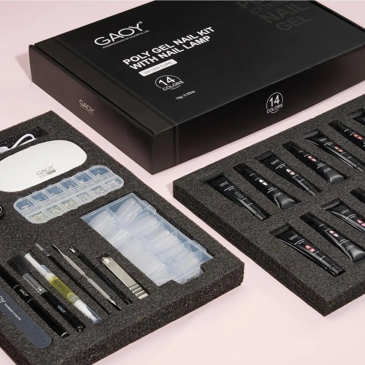 GAOY Polygel nail kit