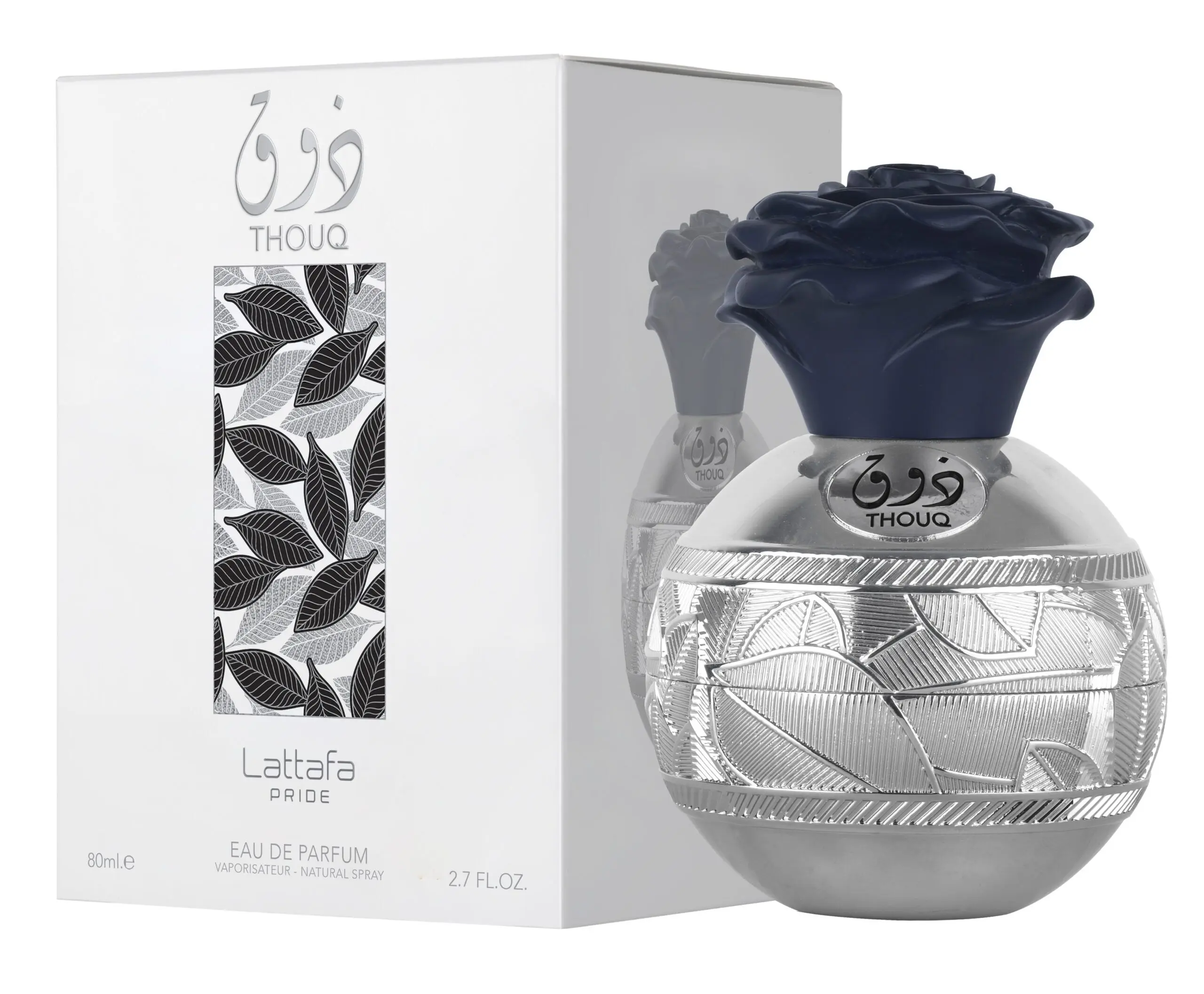 Lattafa Thouq Women's Eau De Parfum (EDP) - 80ml/2.7 fl oz, 3 to 3.9 fl oz Range, Alcohol-Free, Daily Wear, Single Item