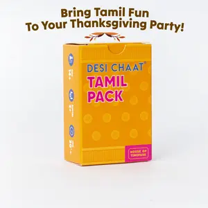 Desi Chaat - Tamil Taboo Pack Game l 360 Words & Hours Of Fun For The Party l Desi Family Friend Wedding Diwali Party Indian Game Night