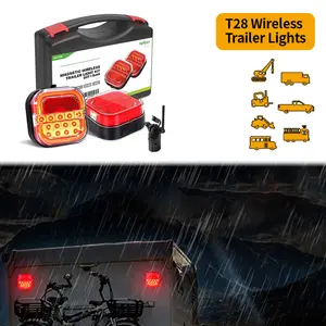 AgriEyes T28/T312/T212/T325/T326/T327/T42 Halo Wireless Trailer Lights Kit, 2 Mounting Options Portable Magnetic LED Tow Lights for Trucks Outdoorfun