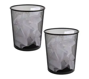 Mind Reader Mesh Trash Can, 16.65L (4.4 gal), Set of 2