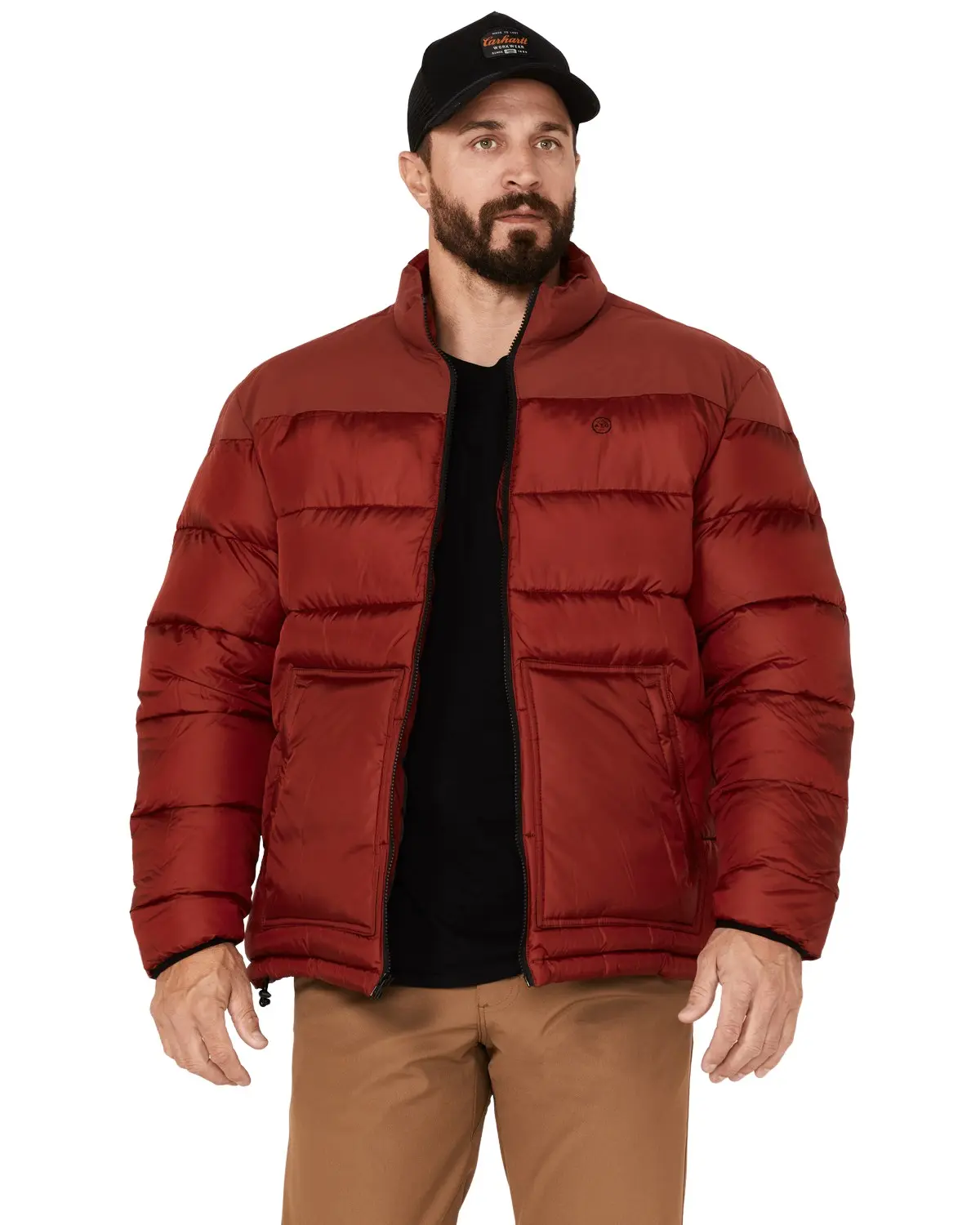 Wrangler Men's Ats Men'S All-Terrain Classic Zip-Front Puffer Jacket - Nsj36rd