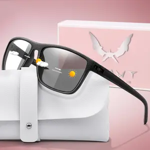 Fashion Photochromic Reading Glasses, High Quality Eyewear, Unisex Framed Blue Light Blocking Eyewear, Classic Design PC Lenses, Multi-Pack