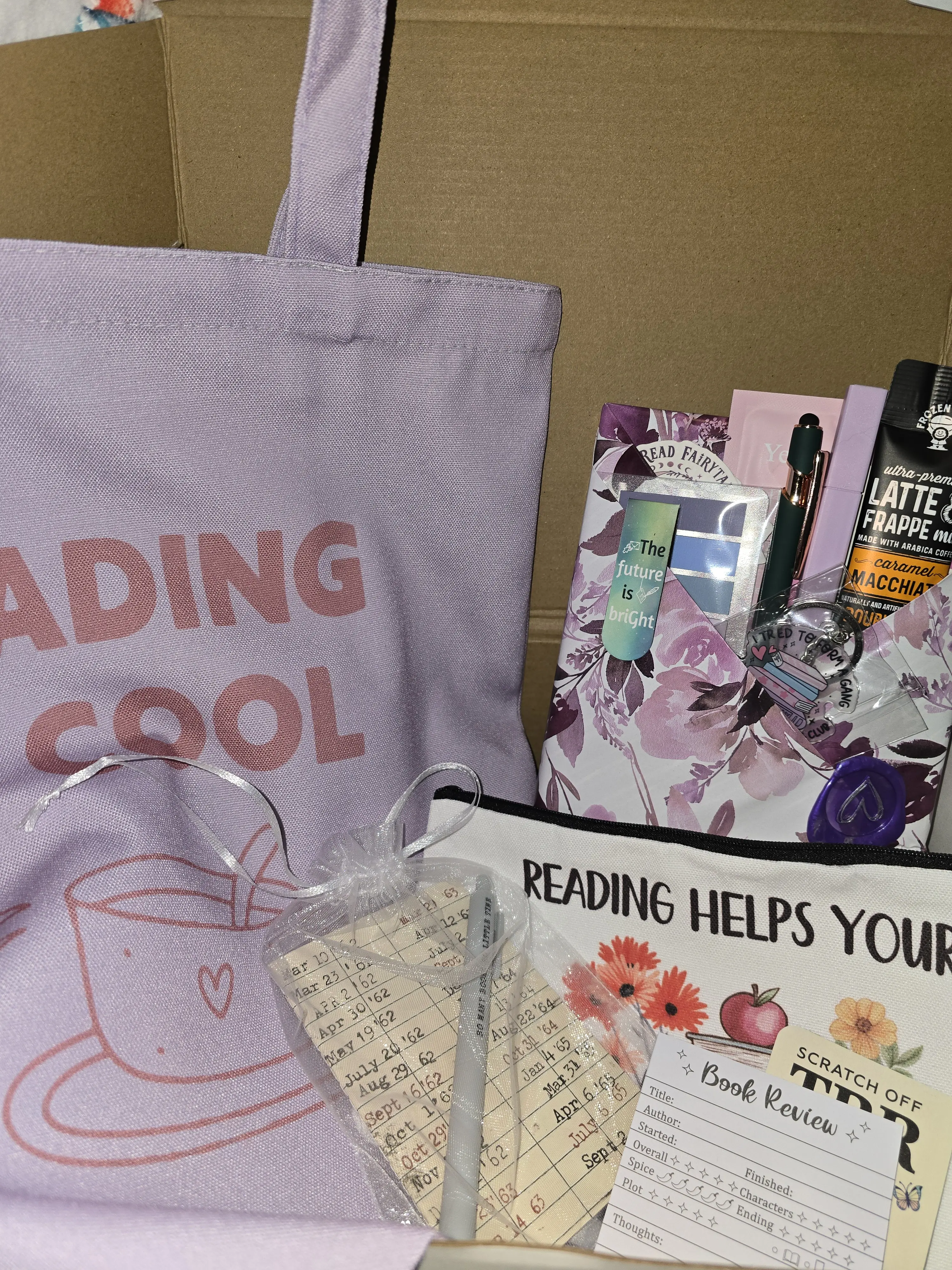 Upgraded Bookish Box- Surprise book, Self-care, and so much more, novel, literature, book lover, novel Blind Date with Genre Picks
