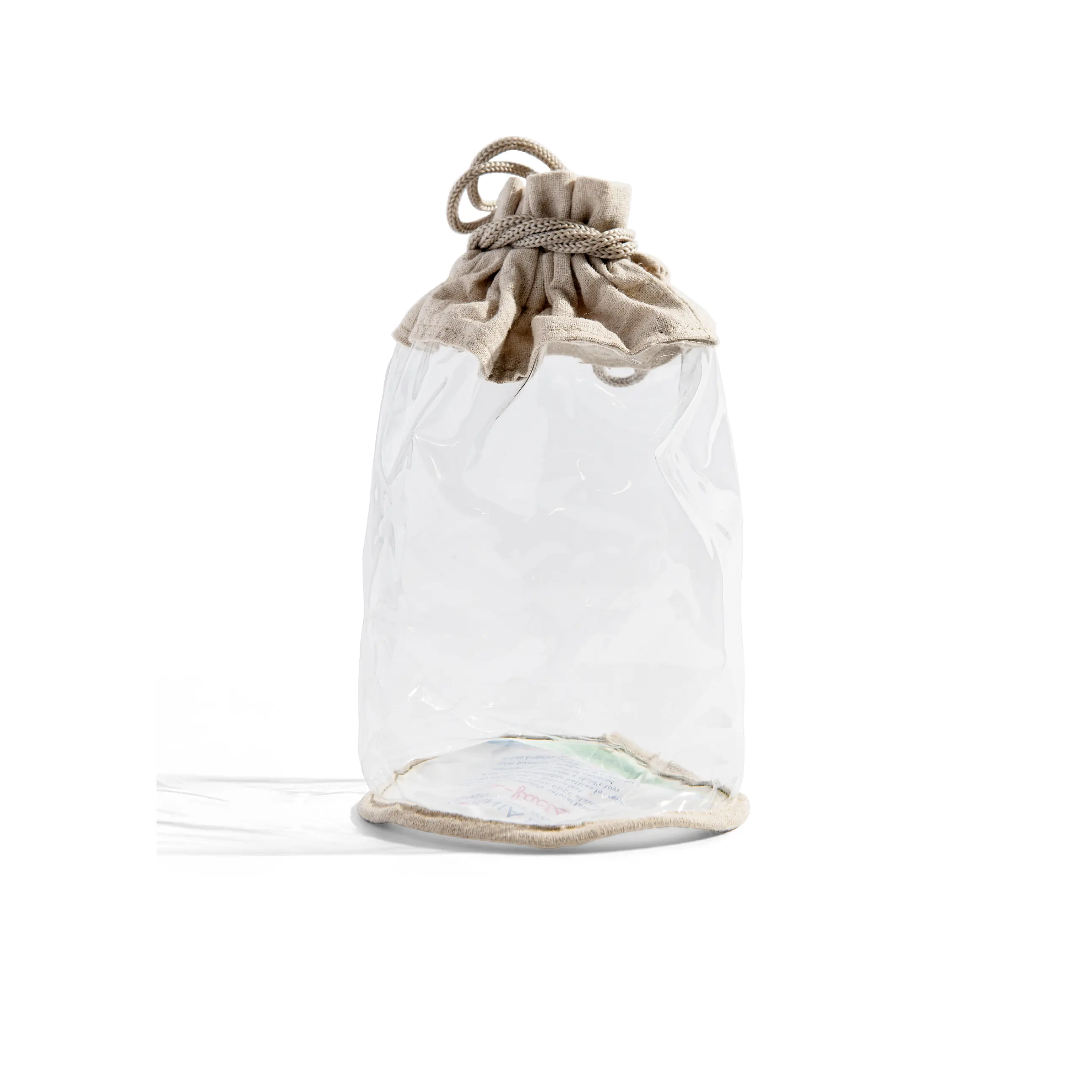 Large Reusable Linen Drawstring Bag