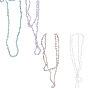 Beaded Long Necklaces - Assorted Colors, Elegant Design, Perfect for Any Outfit