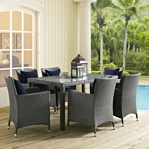 Sojourn 59" Outdoor Patio Dining Table in Chocolate Sojourn 59" Outdoor Patio Dining Table in Chocolate