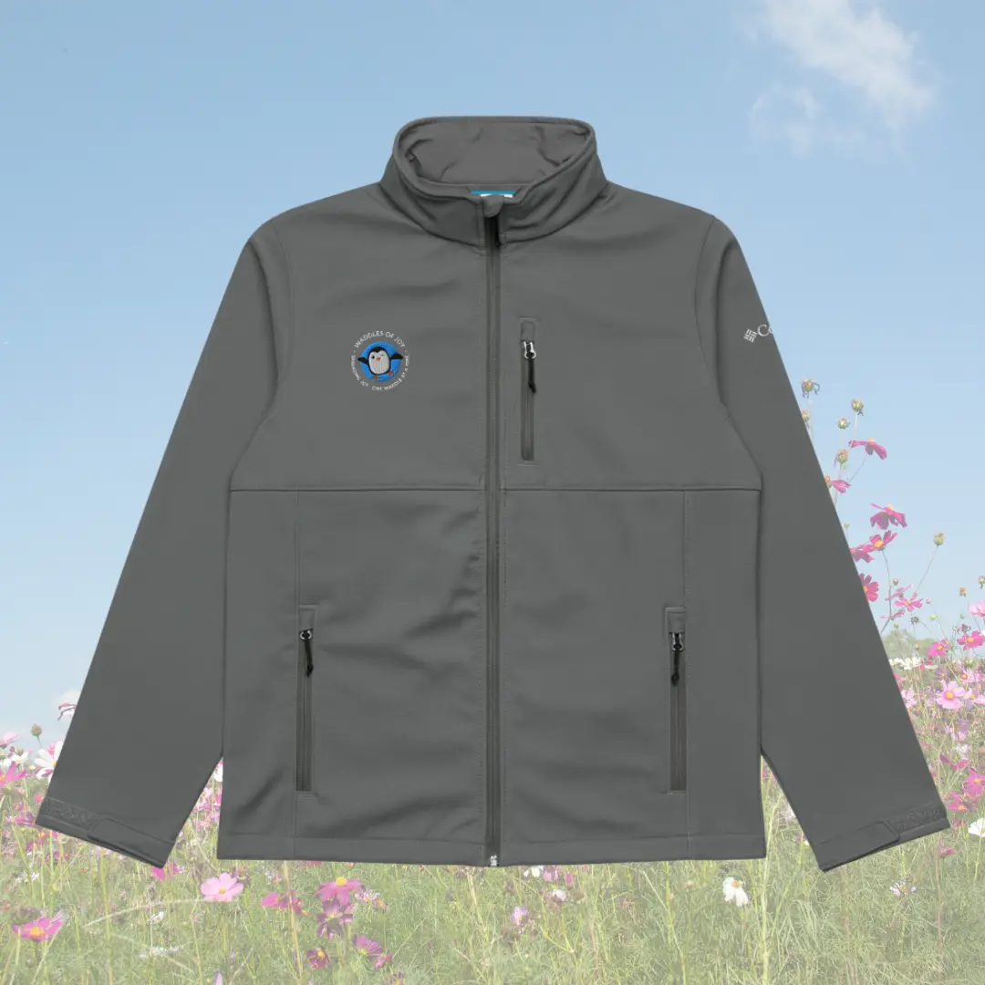 Columbia Soft Shell Jacket with Waddles of Joy Logo