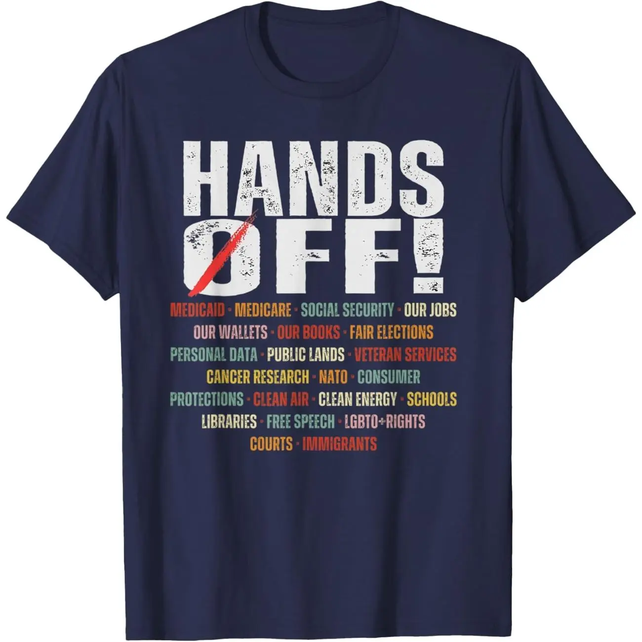 Hands Off Protest Social Security And Medicare Protest T-Shirt, Comfort Colors, Unisex Tee, Men T-shirt, Women T-shirt