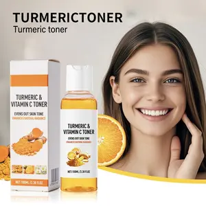 Turmeric Vitamin C Toner, Hydrating and Brightening, Oil Control, Acne Prevention, Pore Refinement, Non-Greasy, Lightweight, Easy Absorption, Affordable Skincare