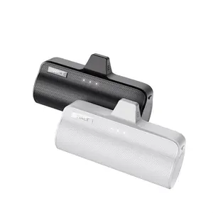 iWALK Portable Charger with Built in Plug, 3350mAh Tiny Power Bank Small Battery Pack Compatible with iPhone 14/14 Pro/13/13 Pro/12/12 Pro/11/XR/XS/X/8/7/6,AirPods,(2pack,Black and White)