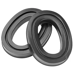Silicone Gel Ear Pads for 3m Worktunes/peltor, Self-Adhesive Cooling Replacement Ear Cups, Noise Reduction Design, Comfortable Fit, Cooling Properties
