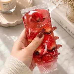 Fruit Cream Sensory Squishy | Soft ASMR Stress Relief | Fruit-Shaped Gel Balls | Anxiety Relief Hand Therapy Toys