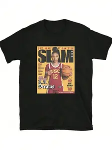 Juju Basketball T-Shirt, Trojans Vintage Style Streetwear Shirt, Watkins Slam Retro Basketball Graphic Tees