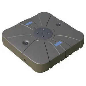 Cantilever Umbrella Stand Weight With Crossbar Zero Setup Fill With Sand To 330 Lbs Or Water To 249 Lbs For Garden Pool