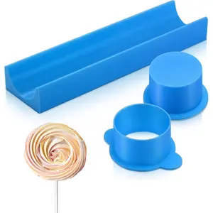 3D Cake Pop Maker Kit with 9-Inch Tray, Food-Grade PLA Round Cutter & Pusher for Home Baking, Parties - Create Perfectly Uniform Cake Pops
