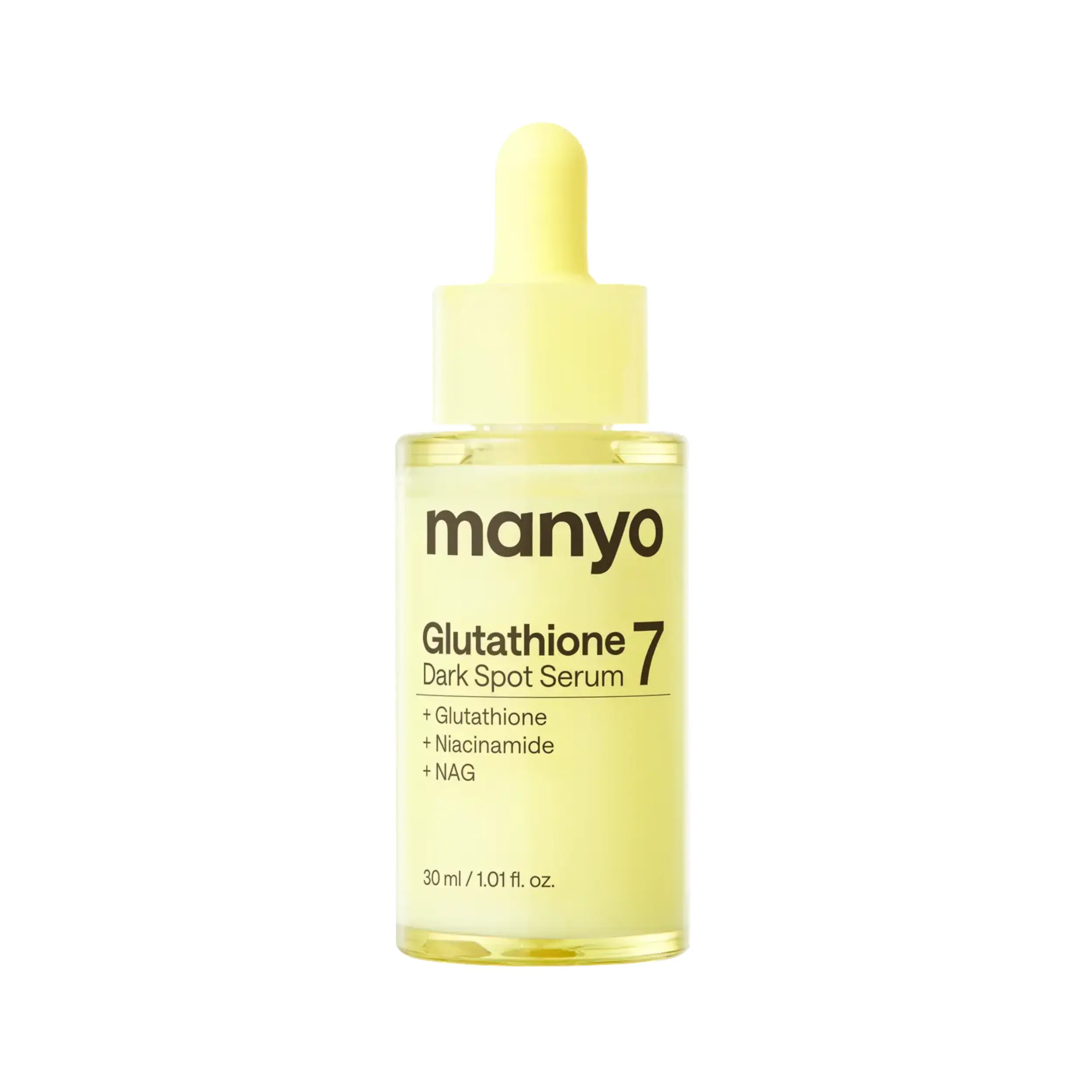 [manyo] Glutathione 7 Dark Spot Serum 30ml - Niacinamide Serum for Uneven Skin Tone, Dark Spot Remover for Face & Radiance Booster, Korean Skincare
