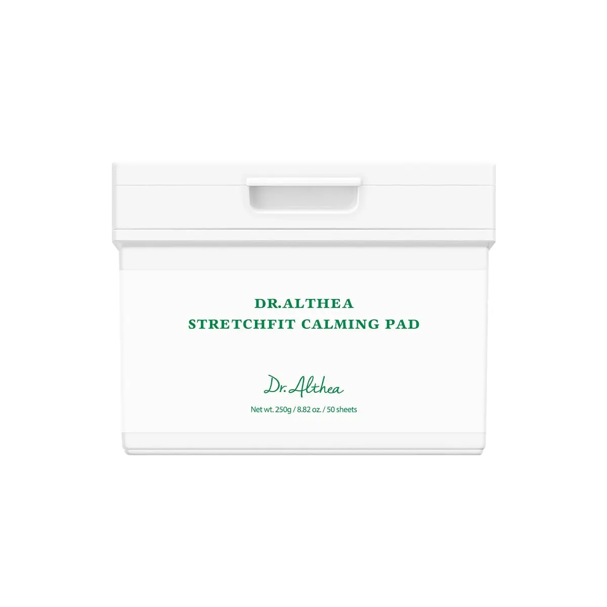 [Dr.Althea] StretchFit Calming Pad (50pcs) - Soothing Relief Face Mask with Centella Asiatica Extract, Cica Complex, Panthenol, Instant Soothing Relief, Long-Lasting Hydration, Stretchable