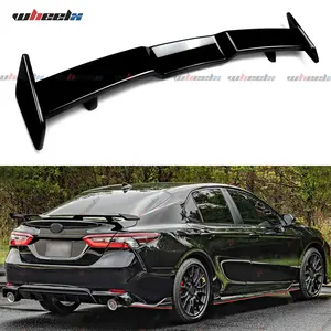 2018-2025 – Toyota Camry – Rear Trunk Spoiler , Gloss Black, JDM TRD Style Highkick, Body & Frame Replacement Accessory