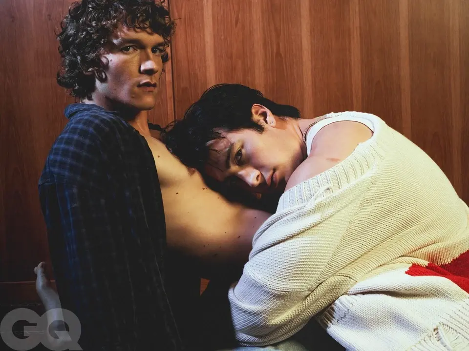 Hudson Williams and Connor Storrie in Magazine Poster v1