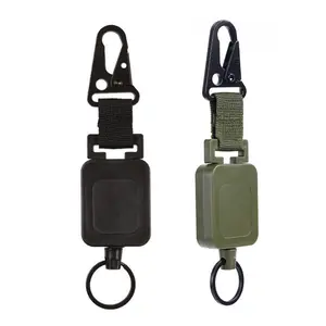 Retractable Badge Holder, 1 Count Durable ID Badge Holder with Clip, Identification Badges & Supplies for Office, School, Outdoor, Retractable Badge Reel