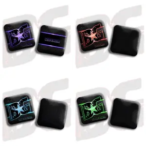 2026 BG Cornhole Bags "Carbon Lines" - ACL Pro Stamped - SET OF 4 BAGS