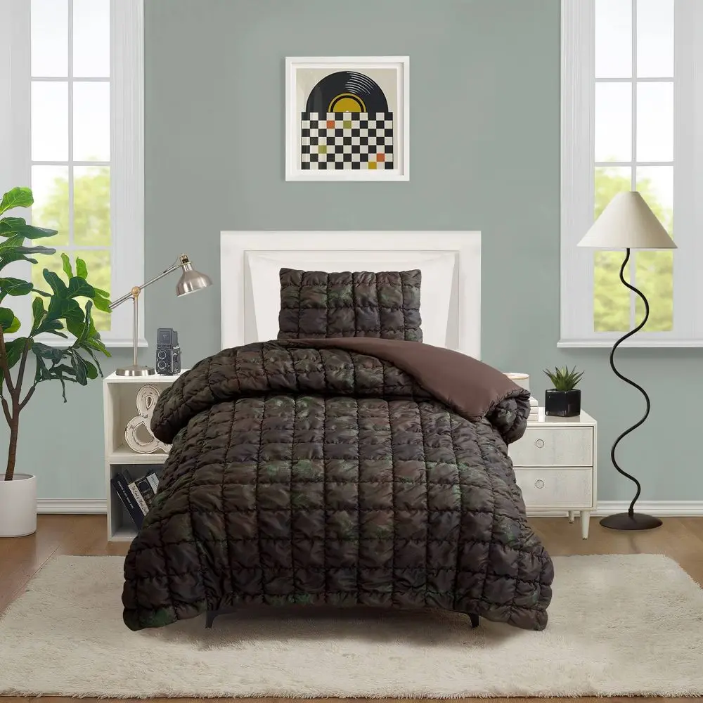 Seek Puffer Square Comforter