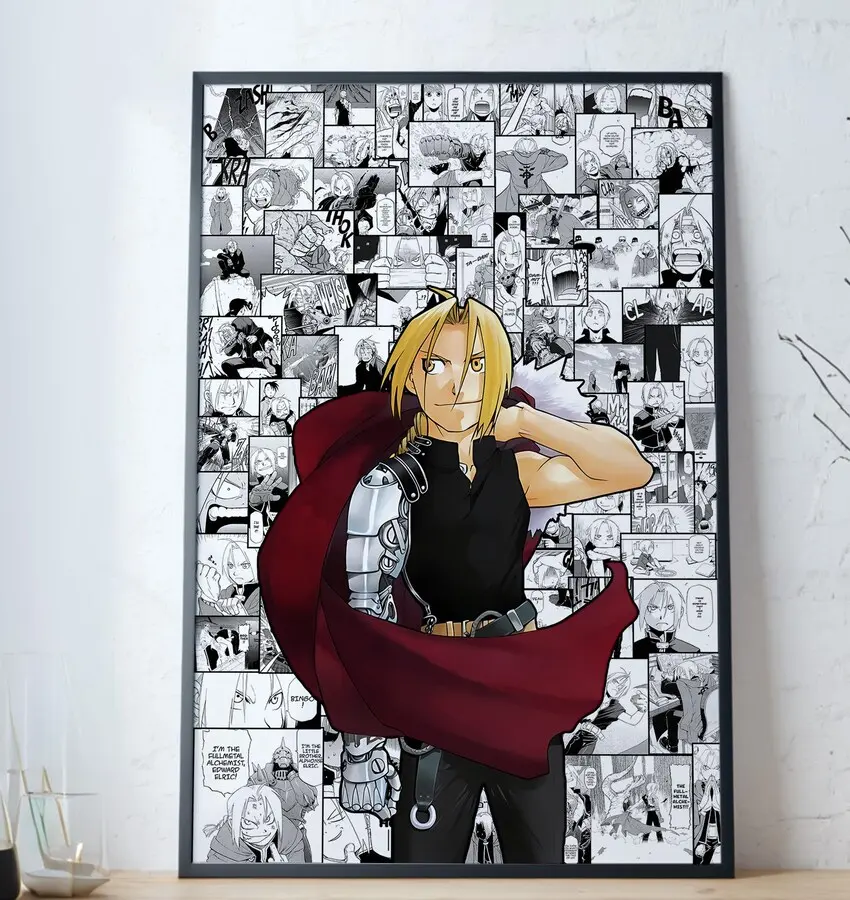 FMA poster, Anime poster, Edward, FMA poster, Anime poster, Edward,