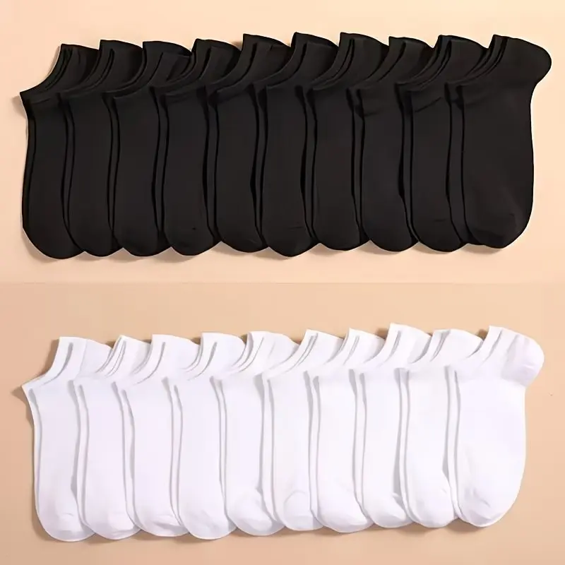 Women's Thin Socks - 15 Pairs Black, White & Gray, Soft Breathable Machine-Washable, for Daily-Formal Wear, Menswear Compatible, Black and White Socks for Thanksgiving, Chinese New Year, Easter, Valentines Day