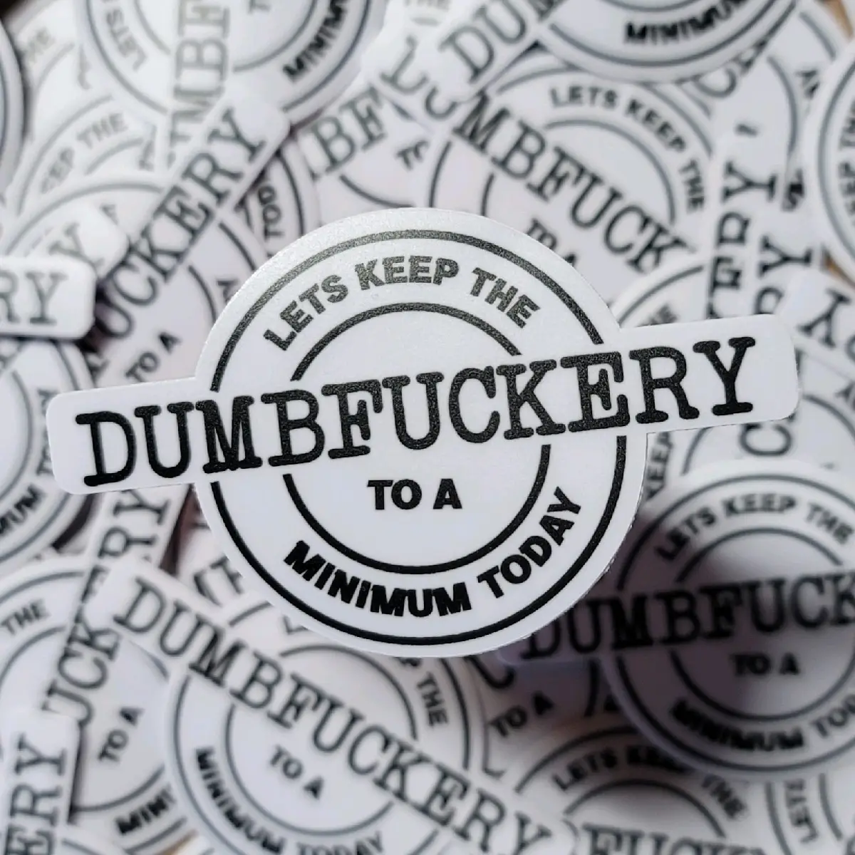 Dumbf***ery Sticker