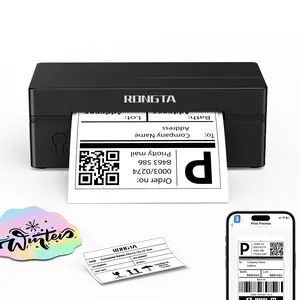 RONGTA  Shipping Label Printer, Bluetooth Wireless Thermal Label Printer, Compatible with iOS, Android, Windows, Mac, Chromebook, Widely Used for Etsy, Ebay, Shopify, USPS