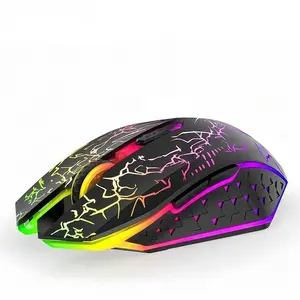 Bluetooth 5.2 Mouse RGB 2.4G Wireless Mouse Dual-Mode Gaming Mouse 6 Buttons Silent Mouse For MacBook Tablet Laptops Computer