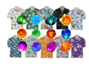 Multi Color Hawaiian Shirt for Men – Funny, Breathable & Comfy Tropical Outfit, Perfect Gift for Him on Birthday, Mother’s Day, Father’s Day, Christmas & Summer Vacation