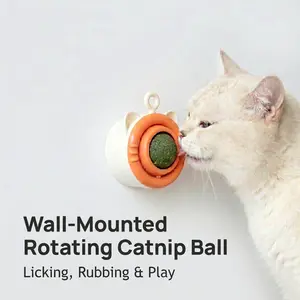 Rotating Catnip Wall Toy for Indoor Cats,summervibes