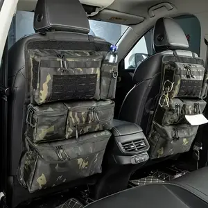 Tactical Car Seat Back Storage Bag, Upgrade Vehicle Panel, Military, Fits Most Cars, Organize Phone, Water Bottle, Snacks, Car Interior Accessory, Car Accessories