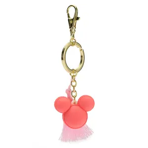 Disney Store Mickey Mouse Icon Macaron Keychain – Pink