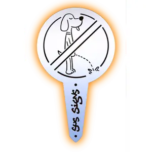 Twiggy Tinkle No Pee SIgns